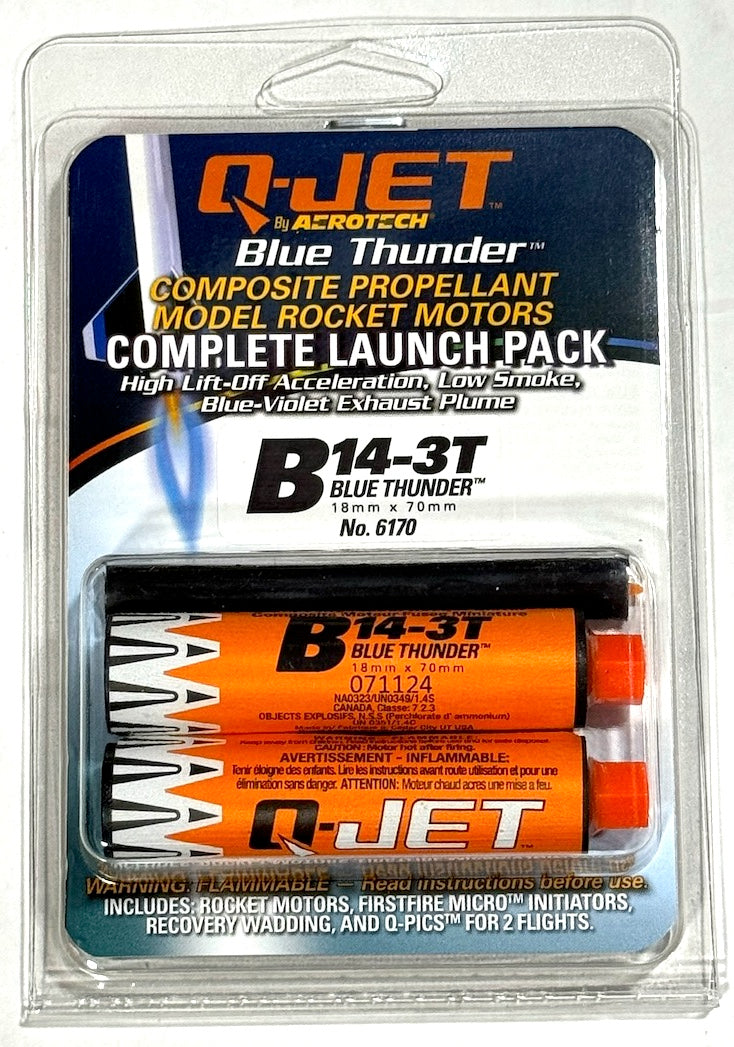 Quest Q-Jet™ B14-3T Blue Thunder Complete 2-Motor Launch Pack
