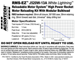 AeroTech J520W-13A RMS-38/1080 Reload Kit (1 Pack) - 105214