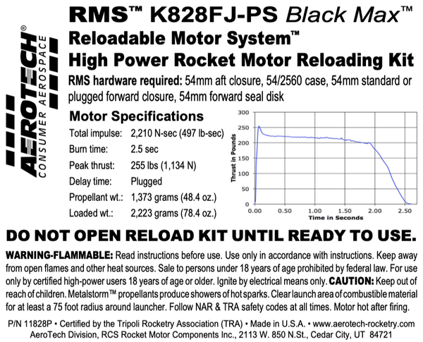 RAKUTAO96928ページ AeroTech H268R-14A RMS-29/360 Reload Kit (1 Pack) - 082614