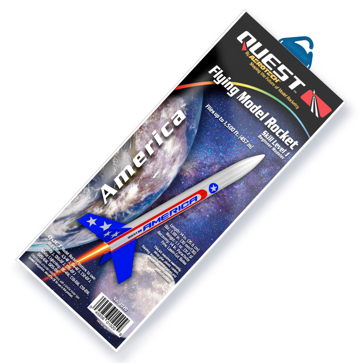 Quest America™ Model Rocket Kit - Q1020 – AeroTech/Quest Division, RCS ...